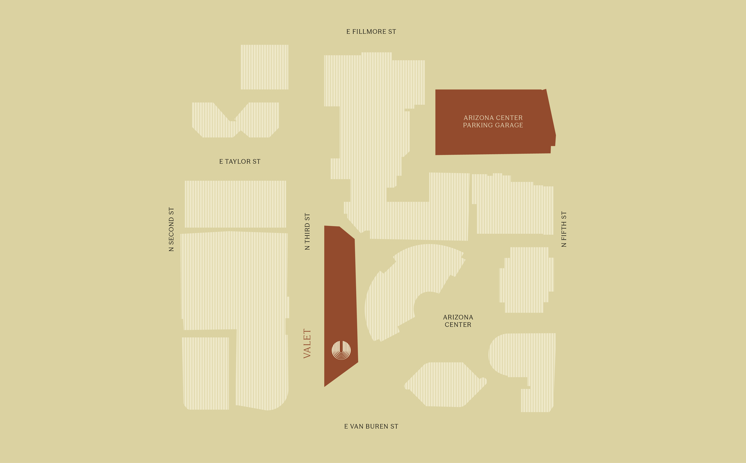 Map to Uppercut inside Cleaverman Steakhouse
